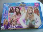 puzzle - 2 puzzles Hannah Montana, Plus de 50 pièces, Utilisé, 6 ans ou plus, Enlèvement ou Envoi