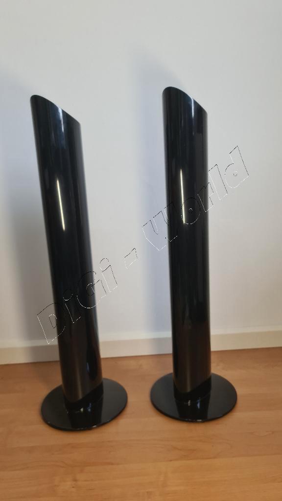 Kef 5000 lijn speaker stands (hoogglans zwart) set, Audio, Tv en Foto, Luidsprekerboxen, Zo goed als nieuw, Front, Rear of Stereo speakers
