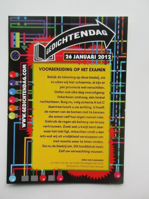 MELIOR/Gedichtendag 2012/ Philips, Verzamelen, Merken en Reclamevoorwerpen, Nieuw, Overige typen, Ophalen of Verzenden