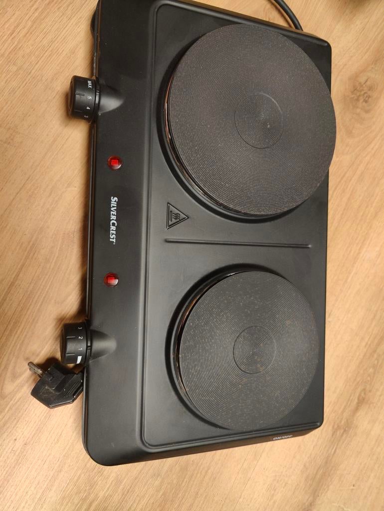 Plaque électrique double SilverCrest 2500W, Electroménager, Tables de cuisson, Enlèvement ou Envoi