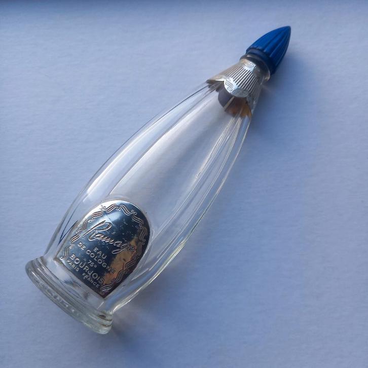 Ancien parfum Ramage Bourgeois bouchon bleu, Collections, Parfums, Enlèvement ou Envoi
