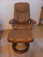 Ekornes Stressless fauteuil + voetenbank, Huis en Inrichting, Fauteuils, Ophalen, Gebruikt