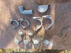 Bladvangers, fixo nicol beugels, bocht,eindstuk PVC grijs, Ophalen of Verzenden