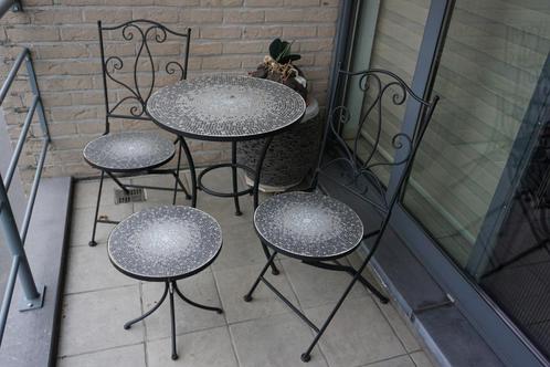 Bistroset - 4 delig, Tuin en Terras, Tuinsets en Loungesets, Ophalen
