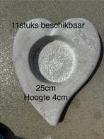 11 betonnen harten, Tuin en Terras, Bloempotten, Ophalen, Nieuw, Overige vormen, Beton