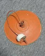 Vintage metalen hanglamp, Antiek en Kunst, Ophalen