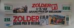F1 Zolder - 2 grote stickers - 1981 1982, Ophalen of Verzenden, Formule 1