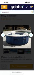 Jaccuzi intex spa voor 6 pers. 1 x gebruikt, Ophalen of Verzenden, Zo goed als nieuw