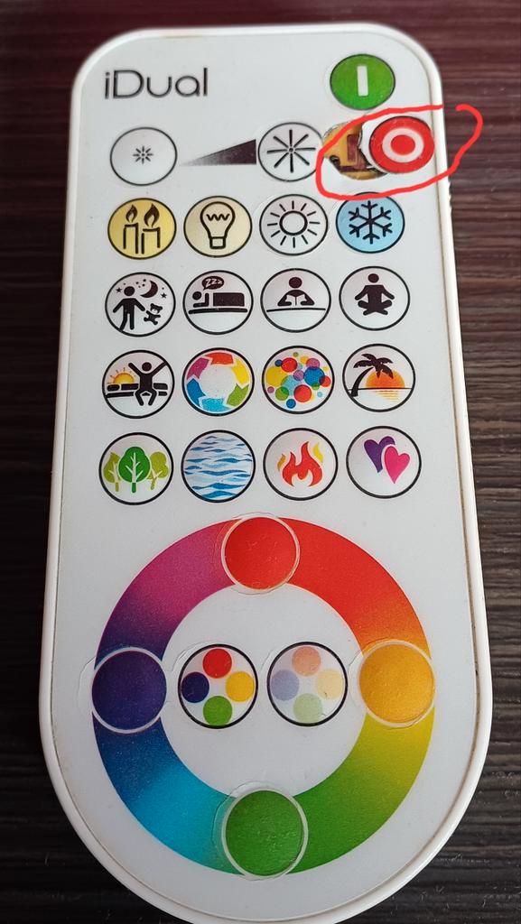 Op zoek naar iDual-afstandsbediening...., Audio, Tv en Foto, Afstandsbedieningen, Zo goed als nieuw, Ophalen of Verzenden