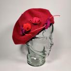 Béret chapeau laine fleurs fuchsia en feutre accroche-regard, Vêtements | Femmes, Bonnet, Enlèvement ou Envoi