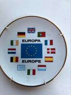 Wandbord Europa - 12 landen, Antiquités & Art, Antiquités | Assiettes décoratives & Carrelages, Enlèvement