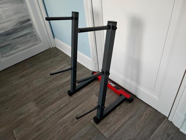 K-sport KSH014 Halterschijven rek!, Sport en Fitness, Fitnessmaterialen, Gebruikt, Halterschijven, Ophalen