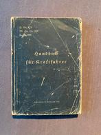 Handbuch fur Kraftfahrer 1942, Verzenden, Landmacht, Boek of Tijdschrift