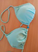 turquoise lichtblauw bovenstuk bikini verschuifbare cups , S, Kleding | Dames, Ophalen of Verzenden, Zo goed als nieuw, Blauw