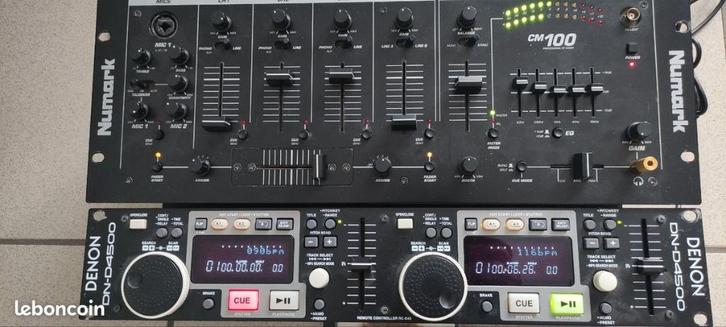 Denon DN D4500 Numark + dubbele cd-mixer, Muziek en Instrumenten, Dj-sets en Draaitafels, Gebruikt, Dj-set, Denon, Ophalen of Verzenden