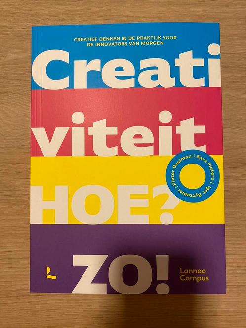 Boek ‘Creativiteit. Hoe? Zo!’, Livres, Livres d'étude & Cours, Neuf, Enlèvement ou Envoi