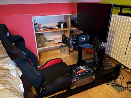 sim racing setup, Games en Spelcomputers, Games | Pc, Zo goed als nieuw, Simulatie, 1 speler, Vanaf 7 jaar, Eén computer, Online