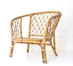 2 vintage Bamboe stoelen - Seventies Boho chairs, Ophalen, Huis en Inrichting