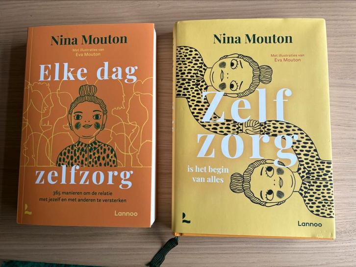 Nina Mouton - 2 boeken rond Zelfzorg, Livres, Psychologie, Neuf, Autres sujets/thèmes, Enlèvement