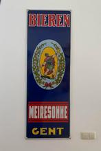 Emaille bord meiresonne bier, Verzamelen, Ophalen of Verzenden, Zo goed als nieuw