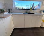 Deel keuken met verlichting, Huis en Inrichting, Ophalen, Gebruikt, Wit