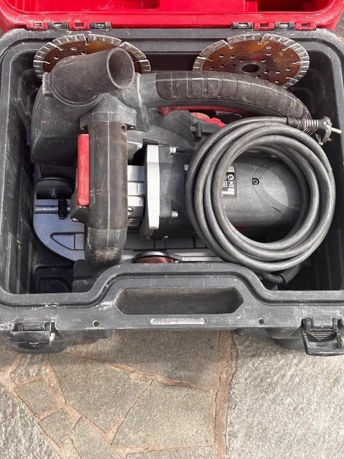 Dubbele slijpschijf + stofzuiger, Doe-het-zelf en Bouw, Gereedschap | Handgereedschap, Gebruikt, Ophalen