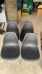 4x stoel met metalen poten, Ophalen, Zo goed als nieuw