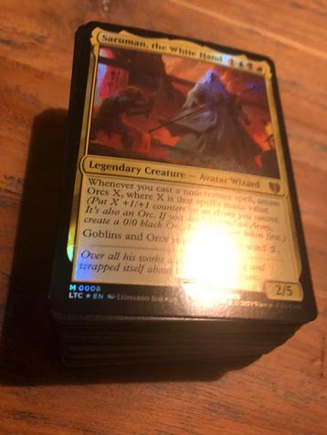 Magic the gathering deck red blue black lord of the rings beschikbaar voor biedingen