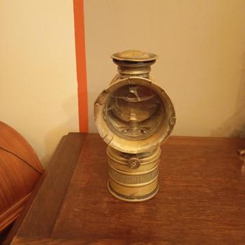 Vintage Vitaphare koperen fietslamp beschikbaar voor biedingen