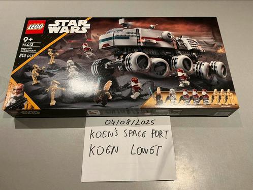 Lego Star Wars 75413 Republic Juggernaut, Kinderen en Baby's, Speelgoed | Duplo en Lego, Nieuw, Lego, Complete set, Ophalen of Verzenden