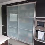 keukenblok + eiland + tafel, Ophalen, Gebruikt, U-keuken, Bruin
