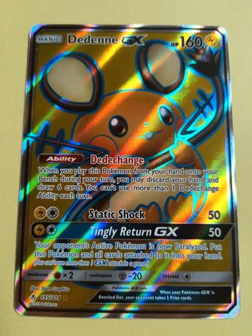 195 Dedenne GX - Unbroken Bonds - Pokémon  disponible aux enchères