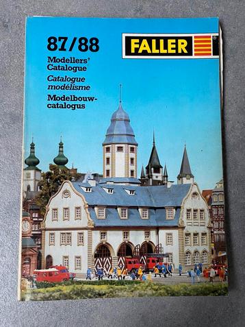 Modelspoor faller catalogus 1987-1988 treinen gebouwen beschikbaar voor biedingen