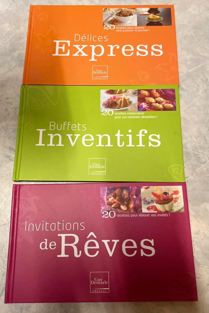 Trilogie pour recevoir de Guy Demarle. Livres cuisine, Boeken, Kookboeken, Zo goed als nieuw, Ophalen of Verzenden