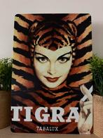 Metalen reclamebord Tigra, Verzamelen, Merken en Reclamevoorwerpen, Ophalen of Verzenden, Nieuw, Reclamebord
