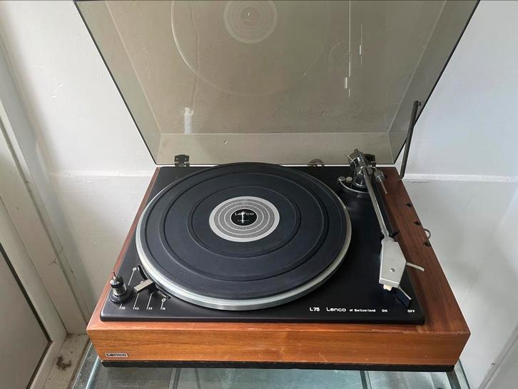 Gereviseerde Lenco L75 platenspeler met garantie, Audio, Tv en Foto, Platenspelers, Gebruikt, Platenspeler, Overige merken, Ophalen