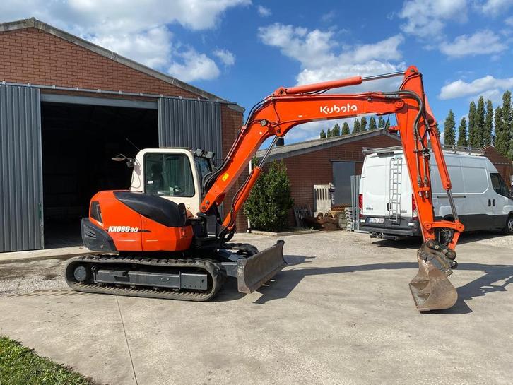 Kubota KX080-30, Zakelijke goederen, Machines en Bouw | Kranen en Graafmachines, Graafmachine, Ophalen