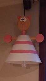 Hanglamp, Ophalen, Zo goed als nieuw, Hout, 50 tot 75 cm