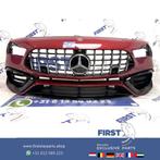 W118 CLA 45 CLA45S AMG GT VOORBUMPER GEEL COMPLEET CLA45 AER, Gebruikt, Voor, Mercedes-Benz, Ophalen of Verzenden