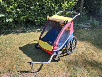 Fietskar voor 2 kinderen, Fietsen en Brommers, Ophalen, TREK, Gebruikt, Opvouwbaar