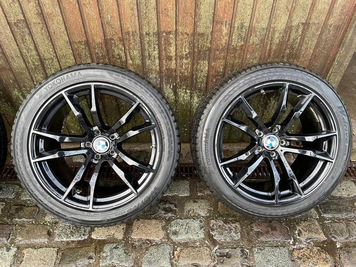 Pneus d'hiver + jantes BMW X5/X6, Autos : Pièces & Accessoires, Pneus & Jantes, Jante(s), Pneus hiver, 20 pouces, 315 mm, Véhicule tout-terrain