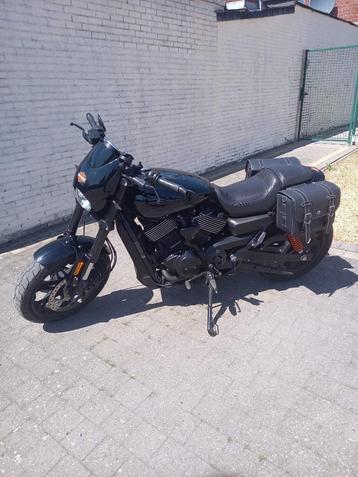 Harley Street Rod 2017 zwart 11000Km, Motoren, Motoren | Harley-Davidson, 750 cc, 2 cilinders, Particulier, Toermotor