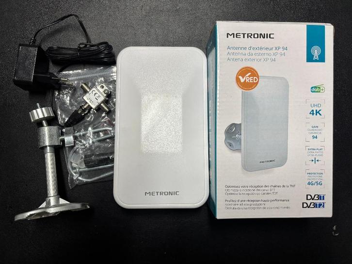 Metronic antenne TNT d'extérieur, Télécoms, Antennes & Mâts, Comme neuf, Antenne, Enlèvement ou Envoi