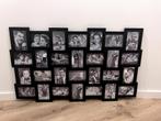 Fotokader 28 foto's, Ophalen, 50 tot 75 cm, Metaal of Aluminium, Zo goed als nieuw