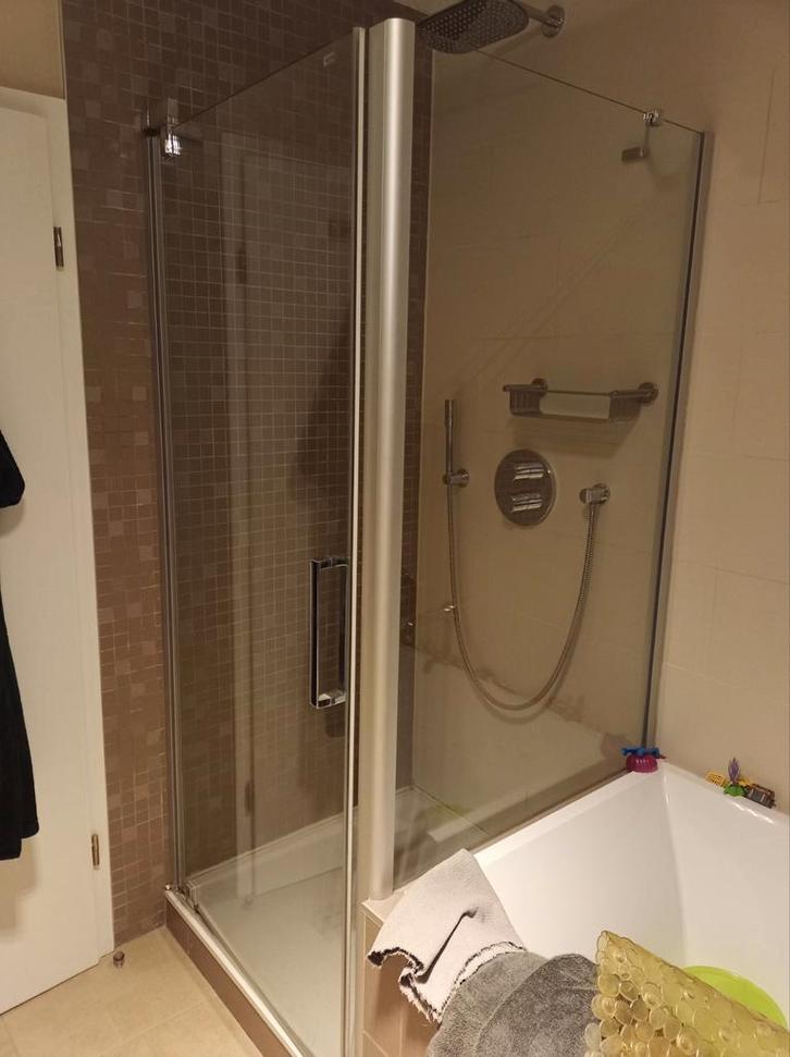 Porte de douche et paroi Huppe, Huis en Inrichting, Badkamer | Complete badkamers, Gebruikt, Ophalen