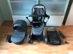 Mutsy Icon Vision kinderwagen set titanium grey in Geel, Avec nacelle, Comme neuf, Enlèvement, Poussette