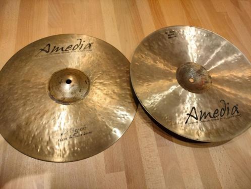 Amedia 14" Vigor Rock Hi-hat, Muziek en Instrumenten, Drumstellen en Slagwerk, Gebruikt, Overige merken, Ophalen of Verzenden