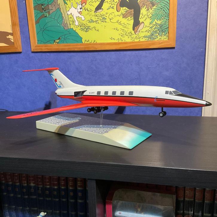Tintin - Avion de Carreidas, Verzamelen, Stripfiguren, Zo goed als nieuw, Beeldje of Figuurtje, Kuifje, Ophalen