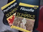 Dummies psychologie en filosofie, Ophalen of Verzenden, Zo goed als nieuw