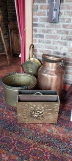 4 koperen voorwerpen - decoratie, Ophalen